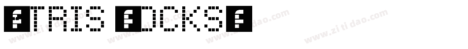Tetris Blocks字体转换